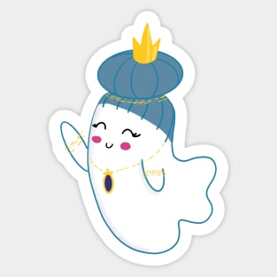Little Ghost Ornate Sticker